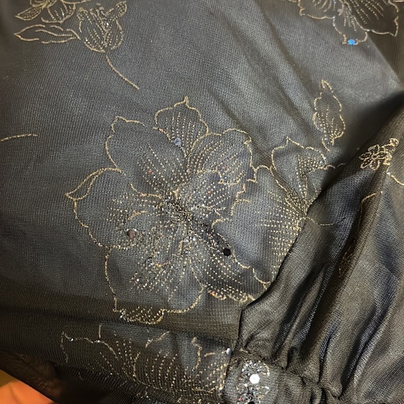 Navy blue halter dress size Medium - Picture 5 of 5